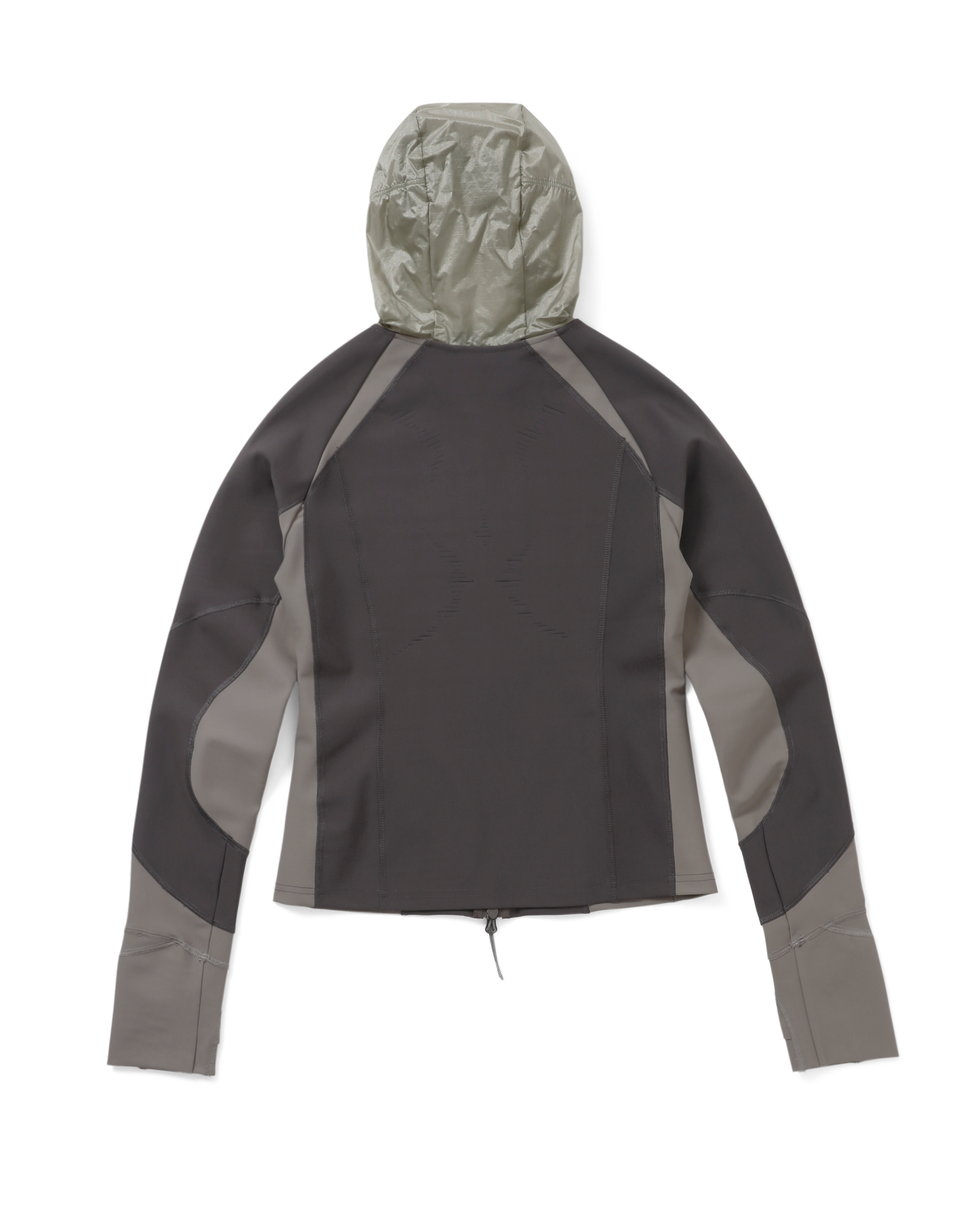 SPINE STRETCH HOODED JACKET