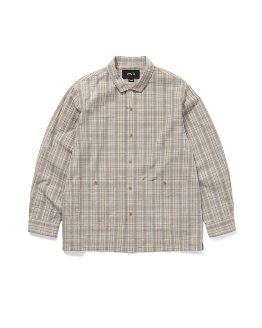 LINEN MIX O/C SHIRT