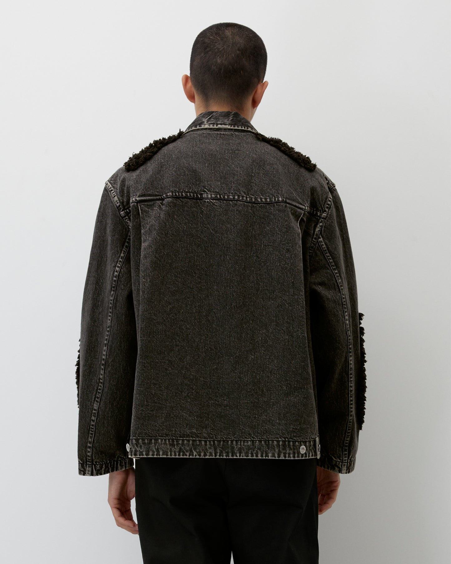 PLEATED ZIP UP JACKET