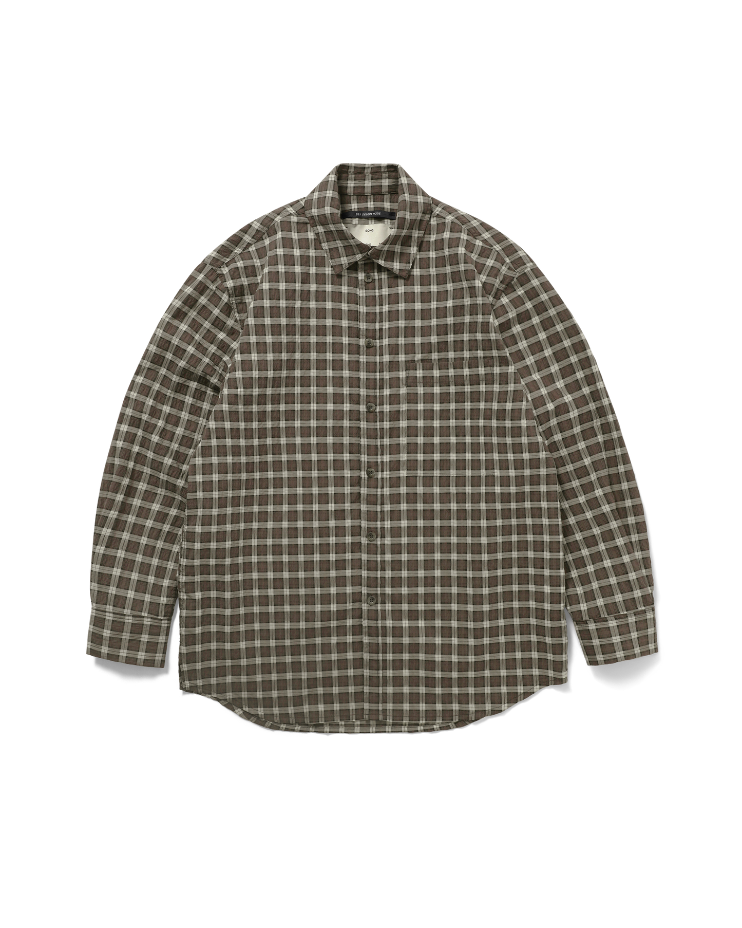 L/S PLEATED BOX SHIRT