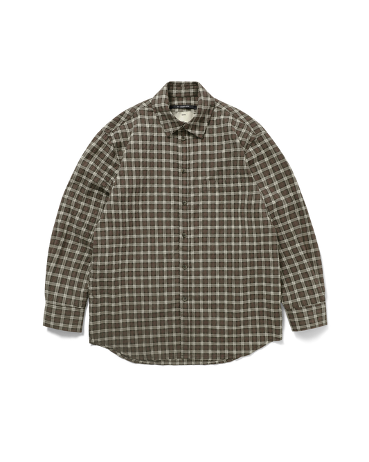 L/S PLEATED BOX SHIRT