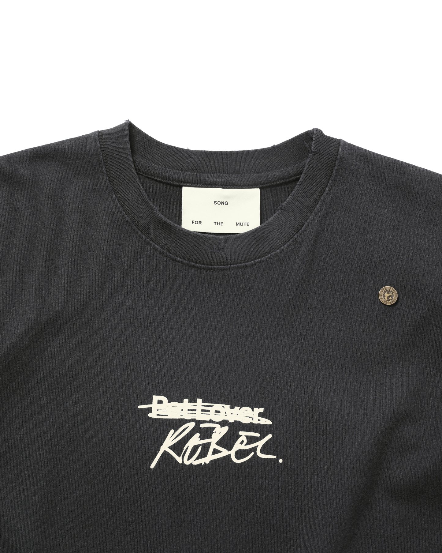 X BIRKENSTOCK "THE REBEL" DISTRESSED T-SHIRT