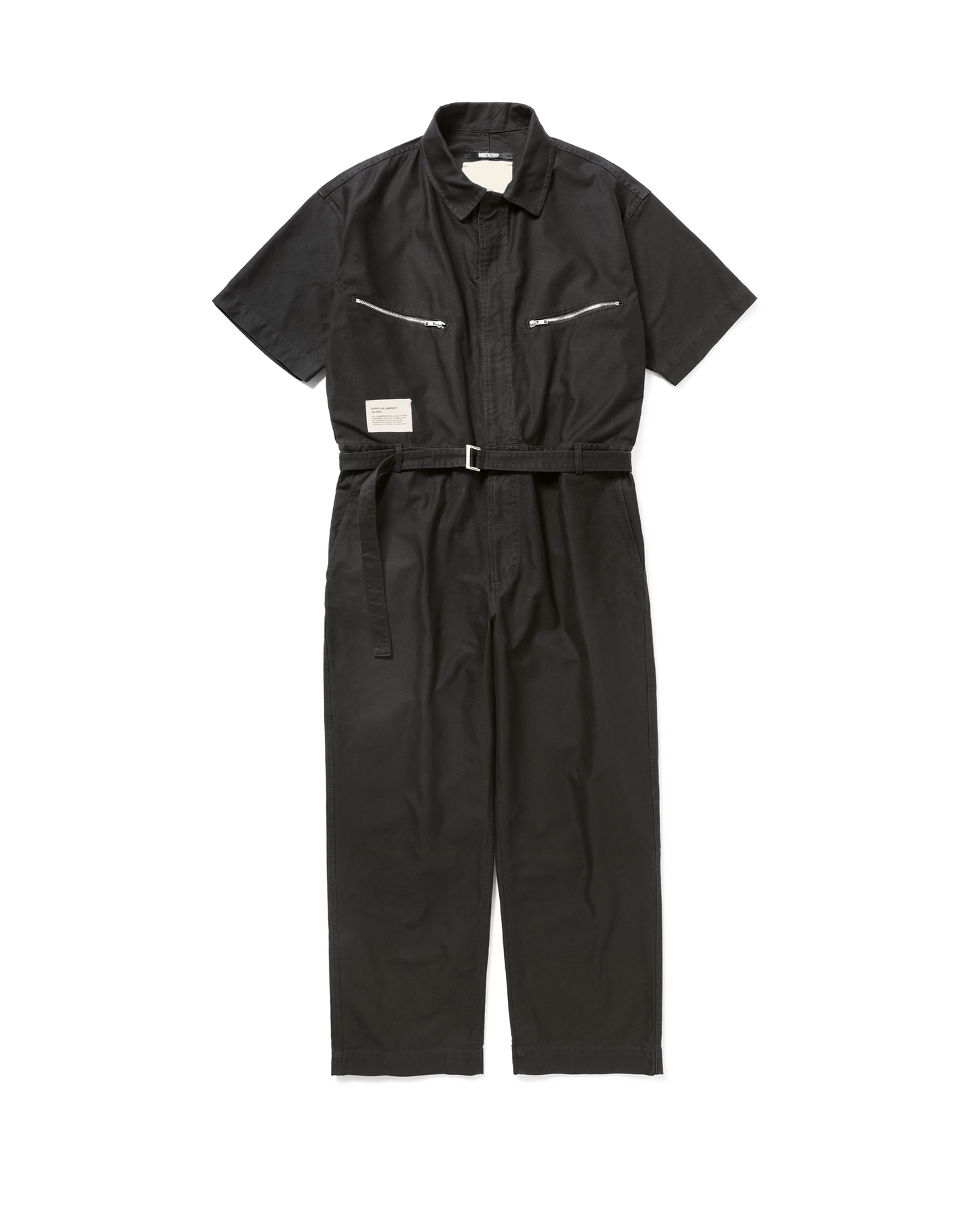 X BIRKENSTOCK "THE REBEL" ZIPPED S/S JUMPSUIT