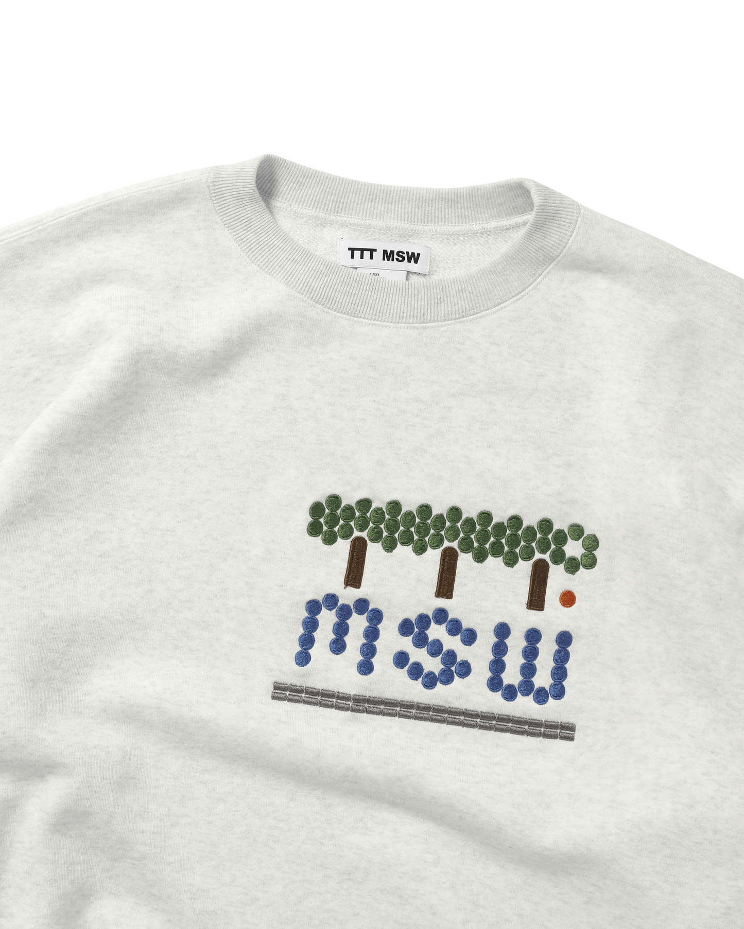 TREE EMBROIDERY SWEAT SHIRT