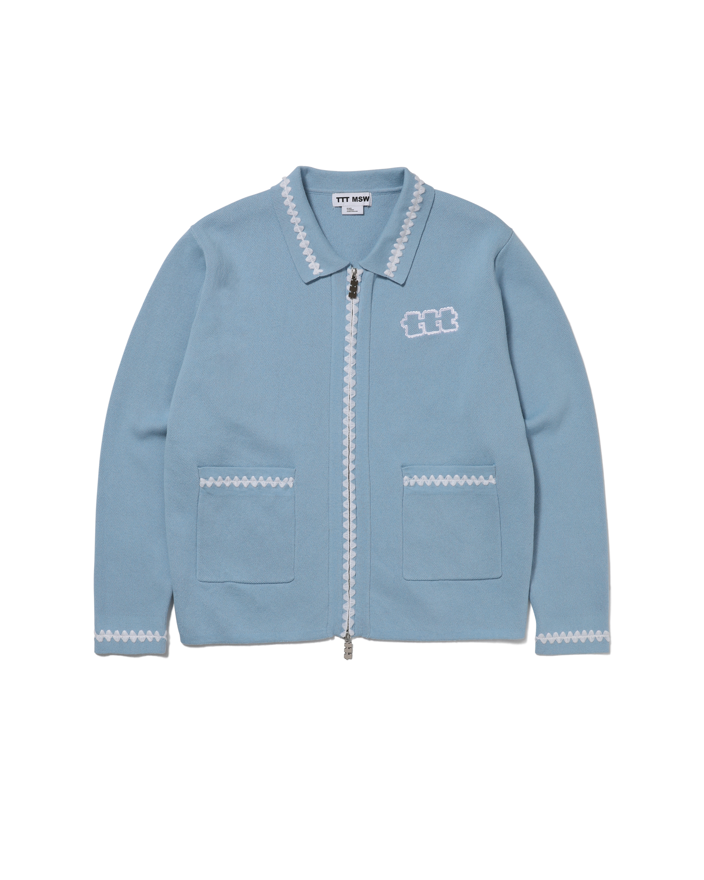 KNIT POLO CARDIGAN