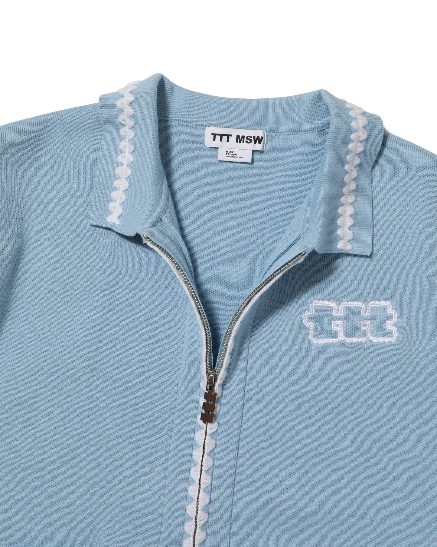 KNIT POLO CARDIGAN