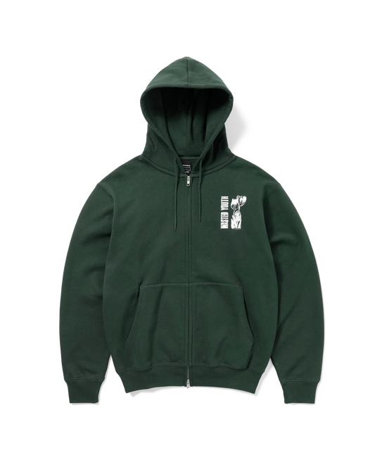 FLOWER ZIP HOODIE