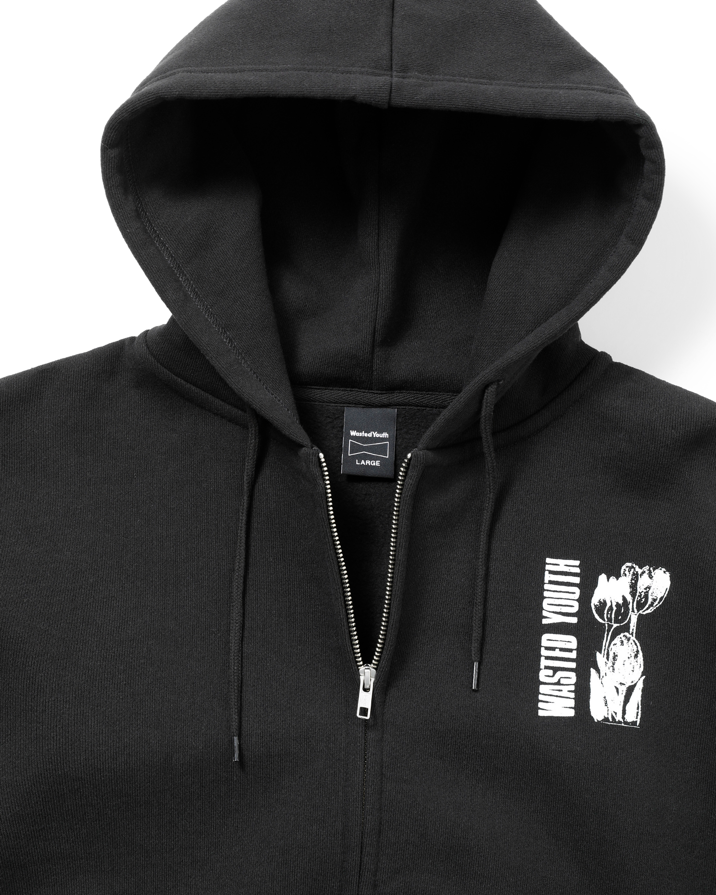 FLOWER ZIP HOODIE